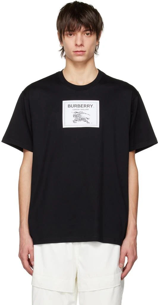 商品Burberry|Black Patch T-Shirt,价格¥5628,第1张图片