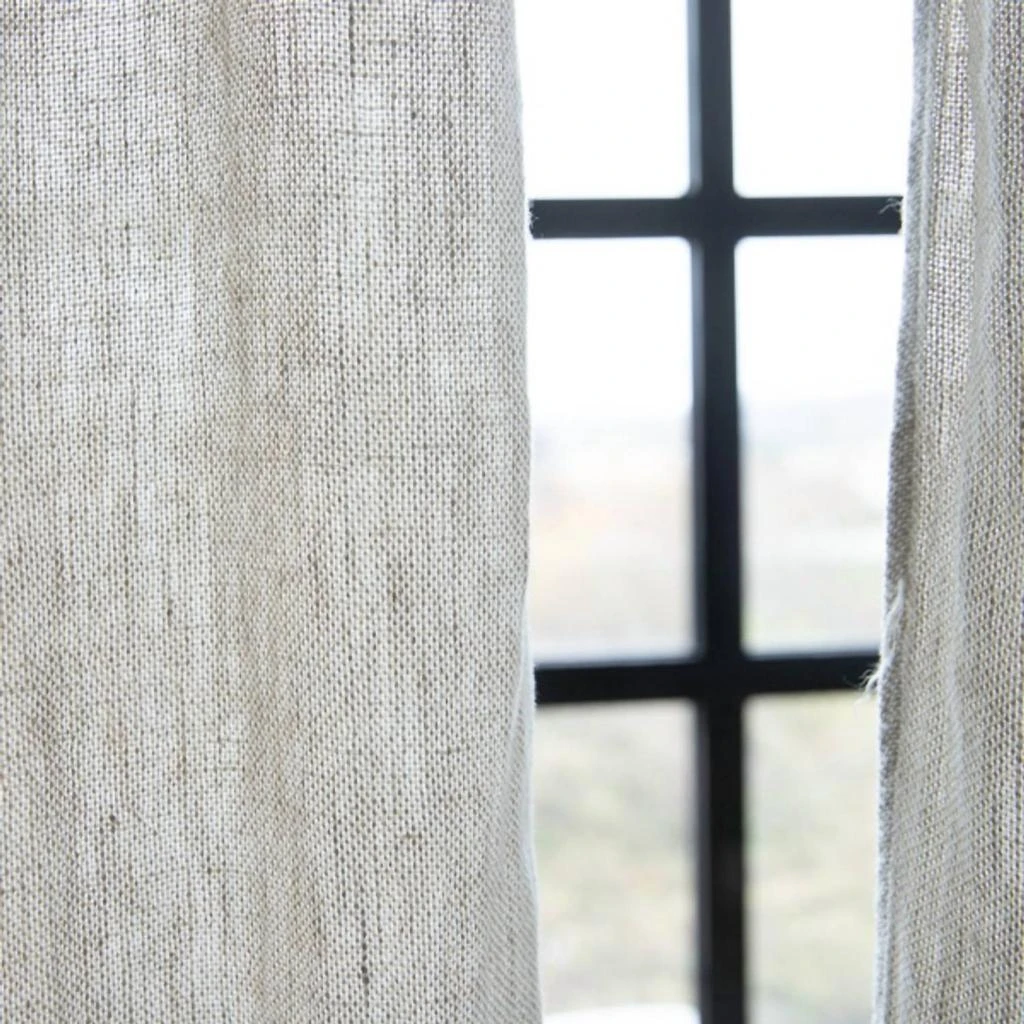 商品LinenMe|Tie Curtain Panel In Oatmeal,价格¥1144,第3张图片详细描述