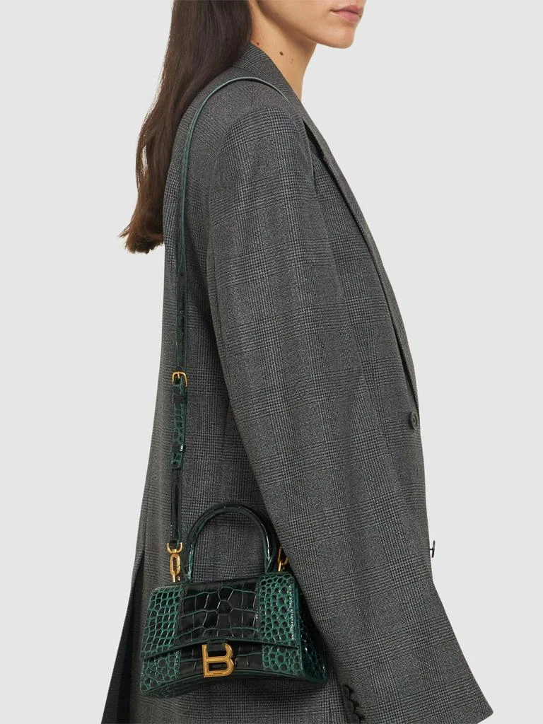 商品Balenciaga|Xs Hourglass Embossed Leather Chain Bag,价格¥21652,第2张图片详细描述