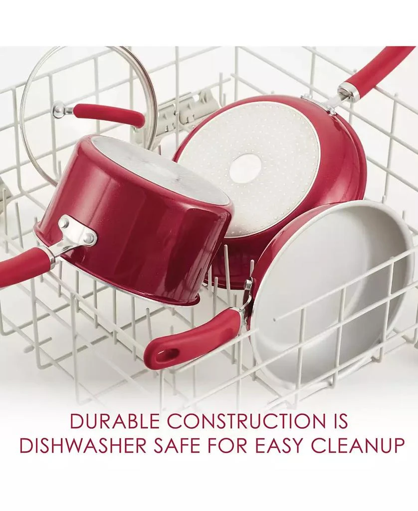 商品Rachael Ray|Create Delicious Enameled Aluminum Nonstick 3-Qt. Steam Set,价格¥481,第4张图片详细描述