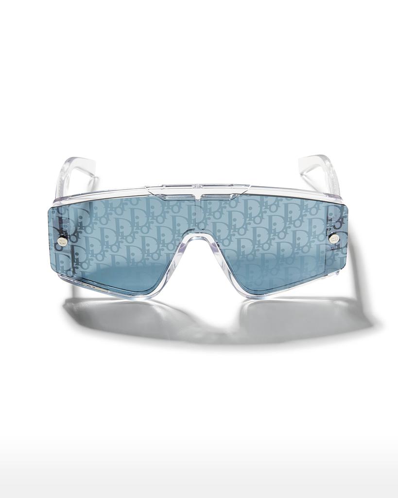 Men's Diorxtrem MU Shield Sunglasses with Interchangeable Lenses商品第3张图片规格展示