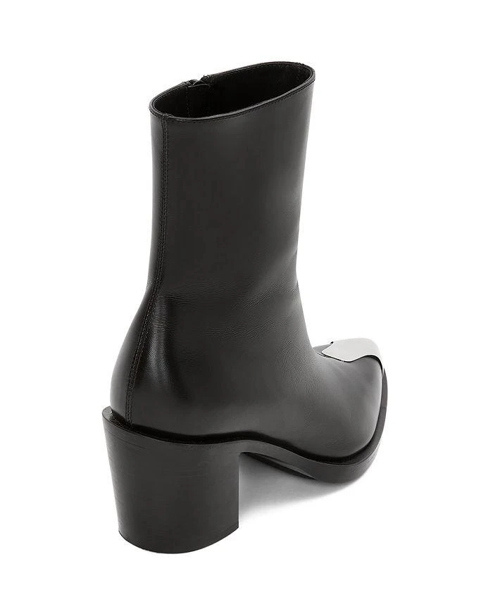 商品Alexander McQueen|Women's High Block Heel Booties,价格¥8746,第4张图片详细描述