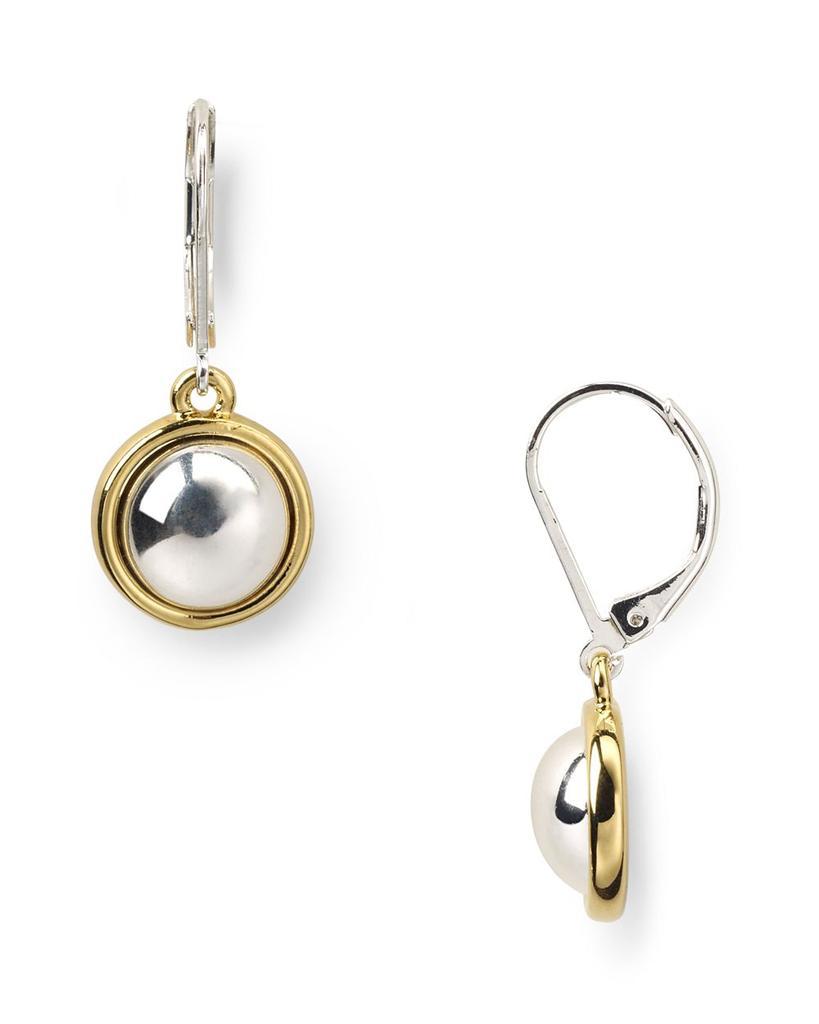 商品Ralph Lauren|Two-Tone Button Drop Earrings,价格¥230,第1张图片