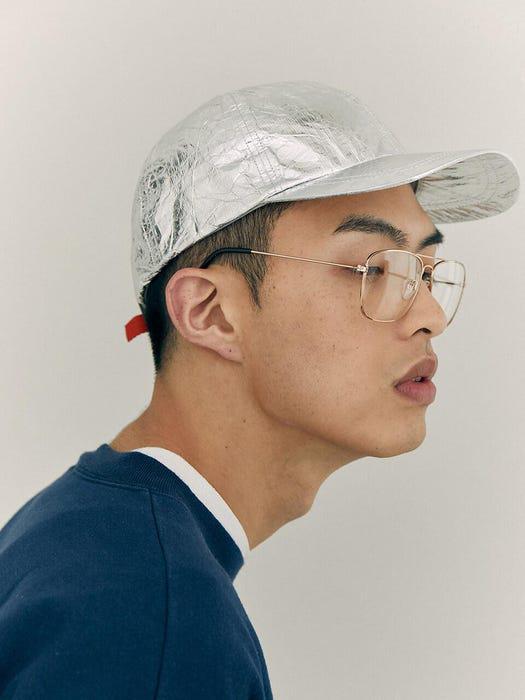 Coated Baseball Cap_Silver商品第1张图片规格展示