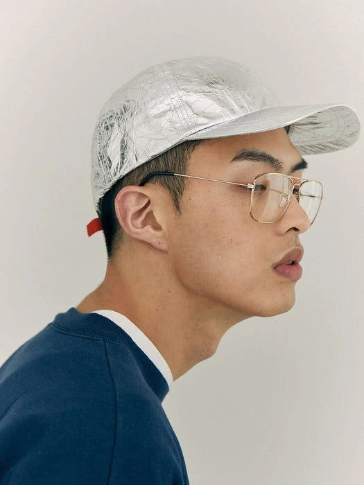 商品SOOKOI|Coated Baseball Cap_Silver,价格¥684,第1张图片