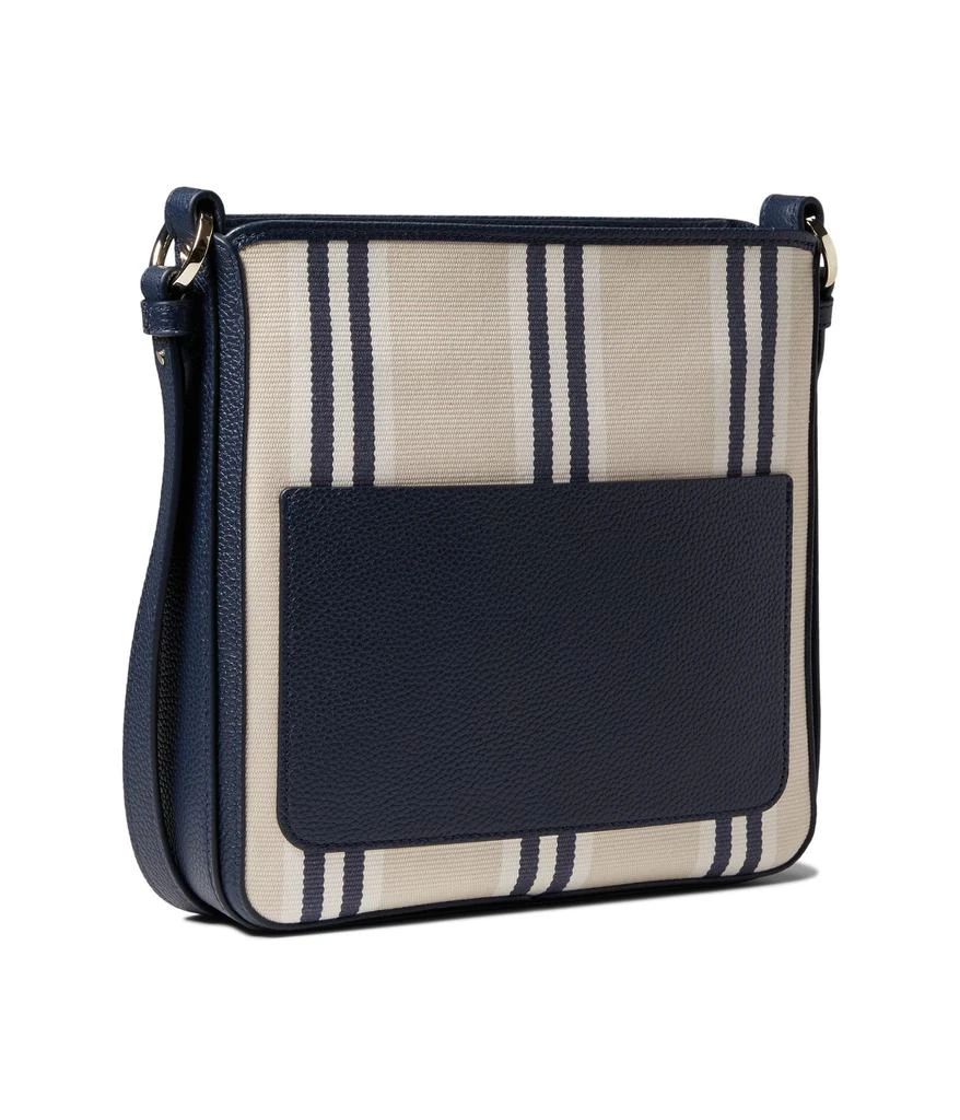 商品Kate Spade|New Core Pebble Sam Striped Canvas Small Messenger,价格¥773,第2张图片详细描述