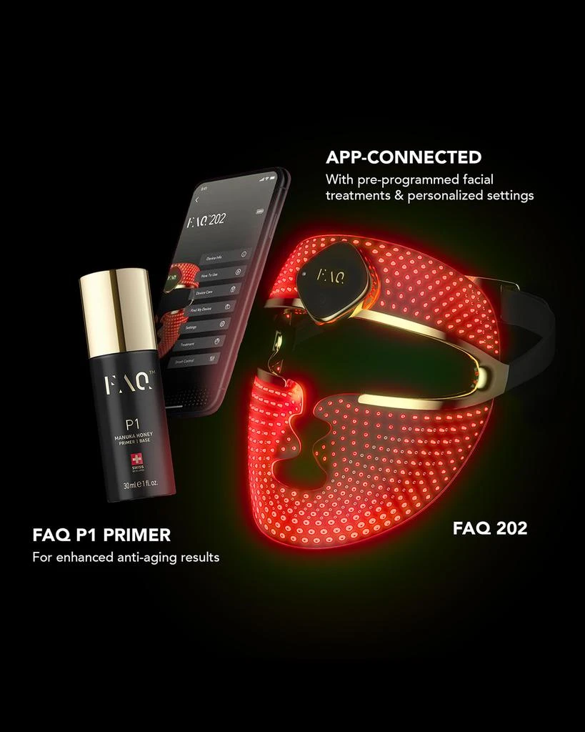 FAQ 202 Wireless Silicone LED Face Mask 商品