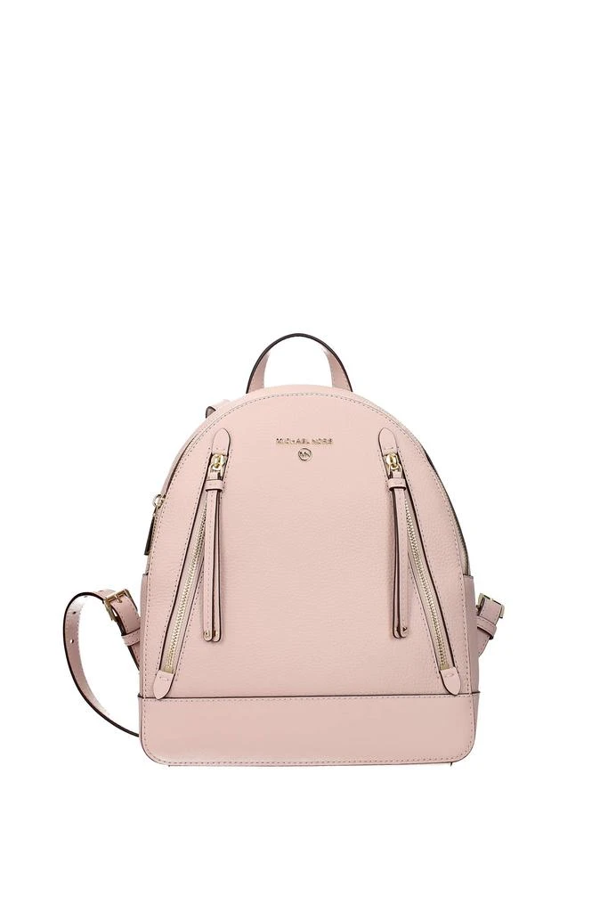 商品Michael Kors|Backpacks and bumbags brooklyn md Leather Pink Soft Pink,价格¥2060,第1张图片