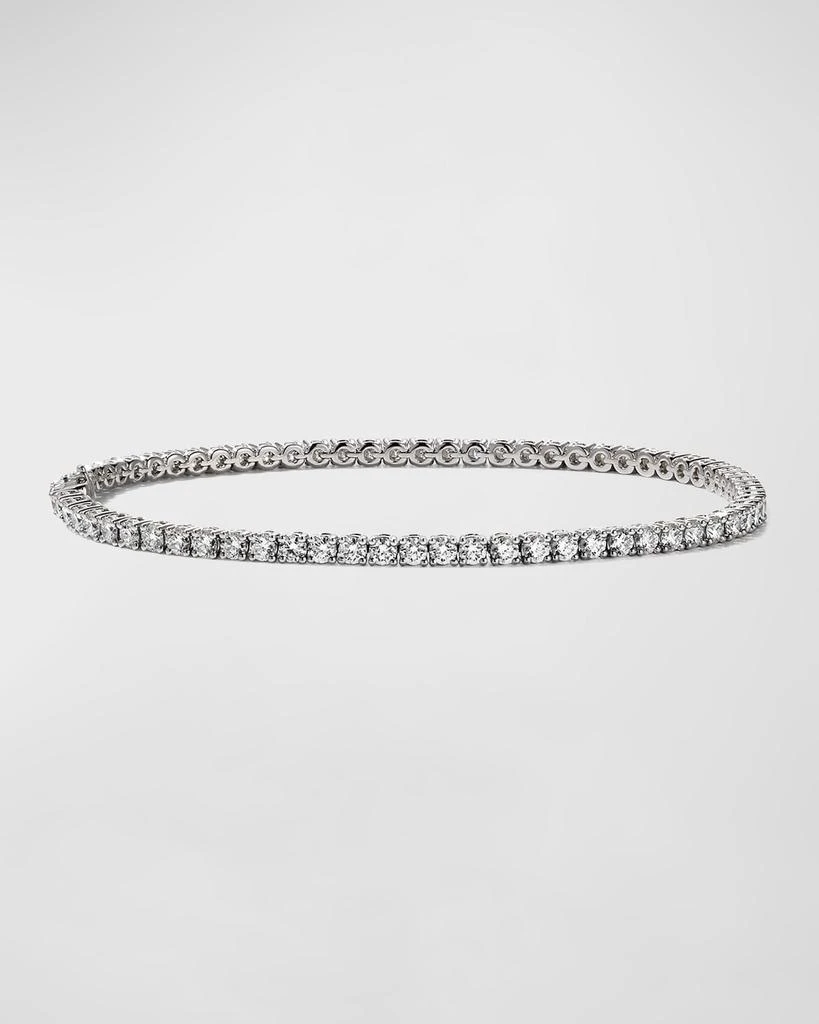 商品Memoire|18k White Gold 71-Diamond Tennis Bracelet, 3.30tcw,价格¥56933,第1张图片