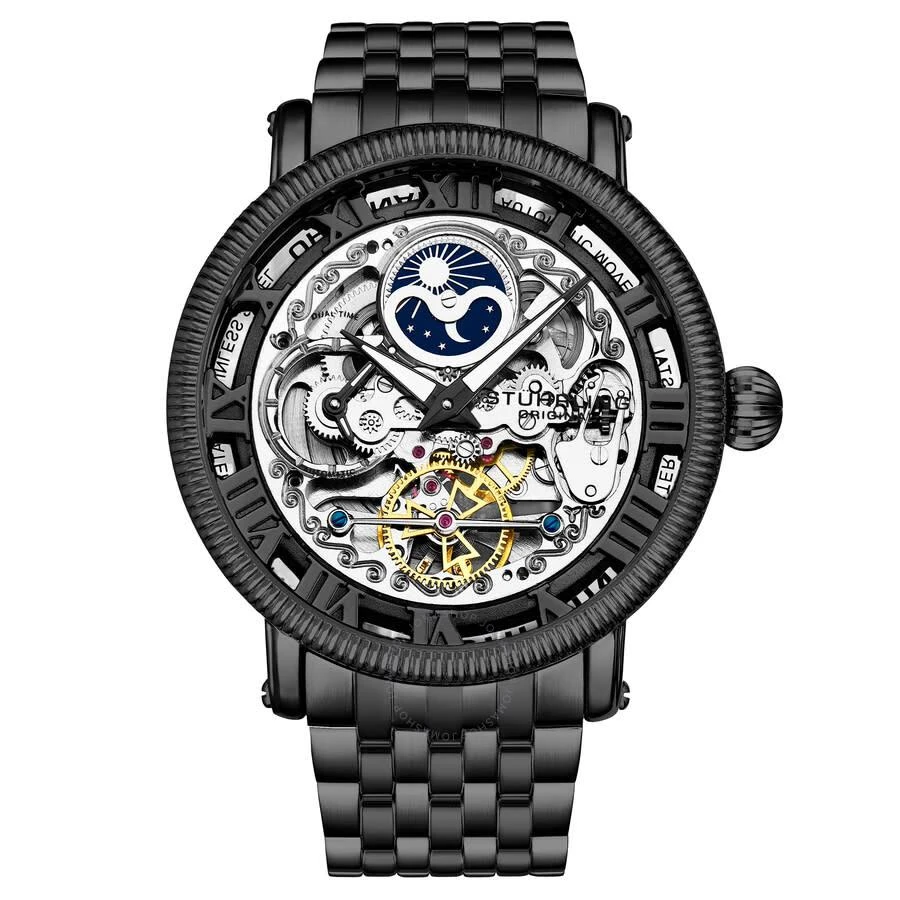 商品Stuhrling Original|Legacy Automatic Black Dial Men's Watch M17080,价格¥1868,第1张图片