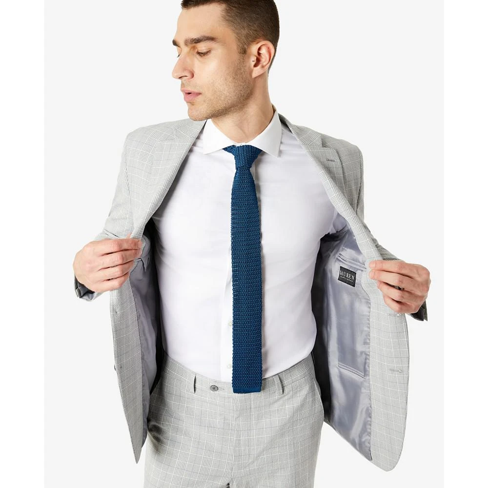 商品Ralph Lauren|Men's UltraFlex Classic-Fit Seersucker Plaid Suit Separate Jacket,价格¥1077,第3张图片详细描述