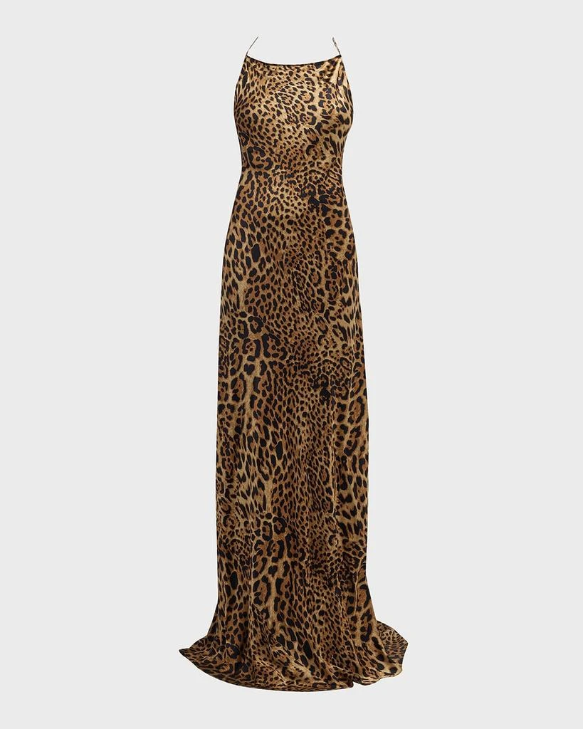 商品Nili Lotan|Elizabeth Leopard Print Silk Gown,价格¥4588,第2张图片详细描述
