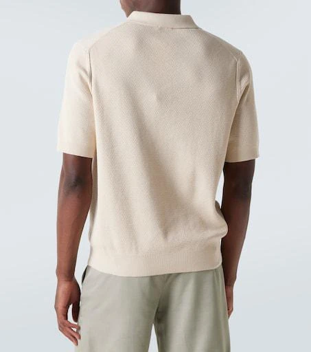 商品Sunspel|Waffle-knit cotton polo shirt,价格¥3173,第4张图片详细描述