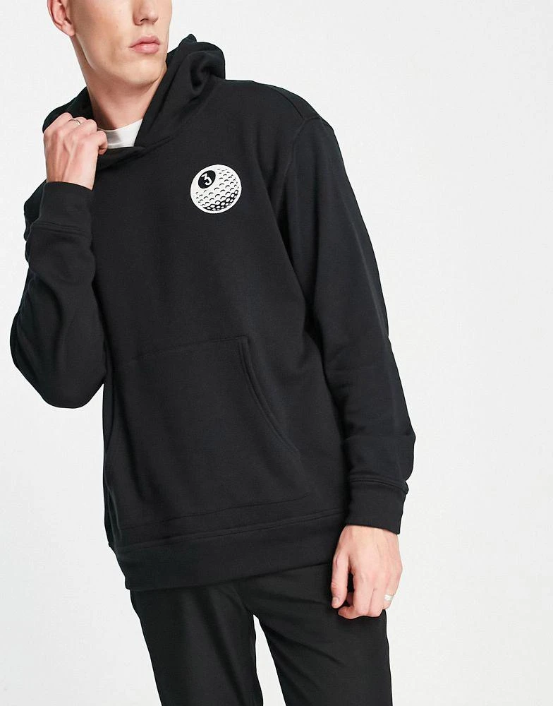商品Adidas|adidas Golf Adicross ball logo hoodie in black,价格¥381,第1张图片