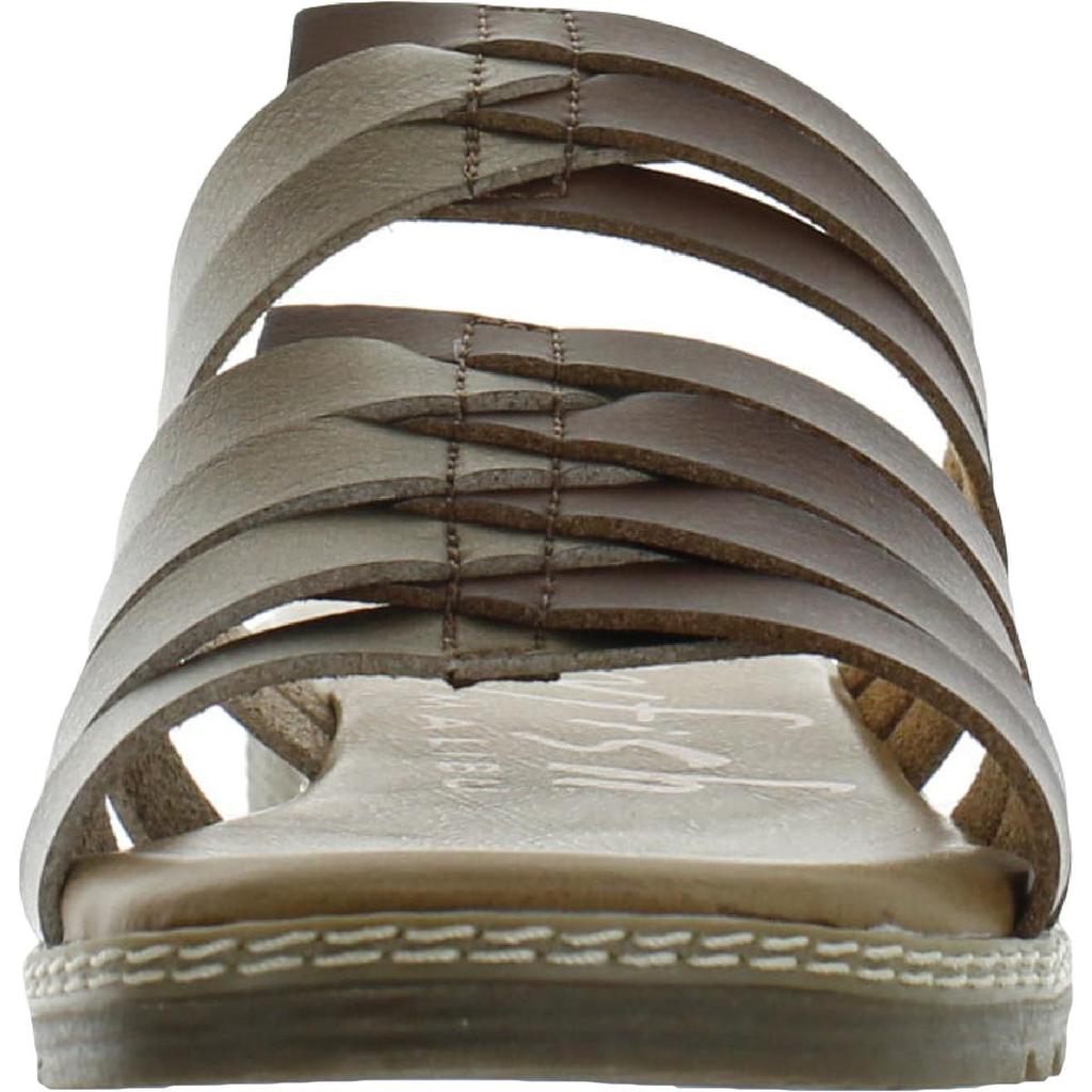 Blowfish Womens Osaki Strappy Metallic Slide Sandals商品第6张图片规格展示
