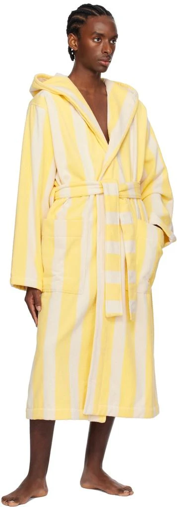 商品Tekla|Yellow Hooded Bathrobe,价格¥1158,第4张图片详细描述