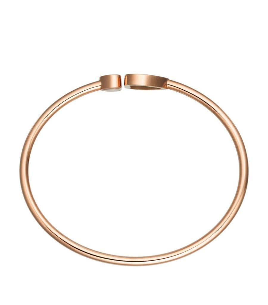 商品Chopard|Rose Gold and Diamond Happy Hearts Bangle,价格¥26027,第4张图片详细描述