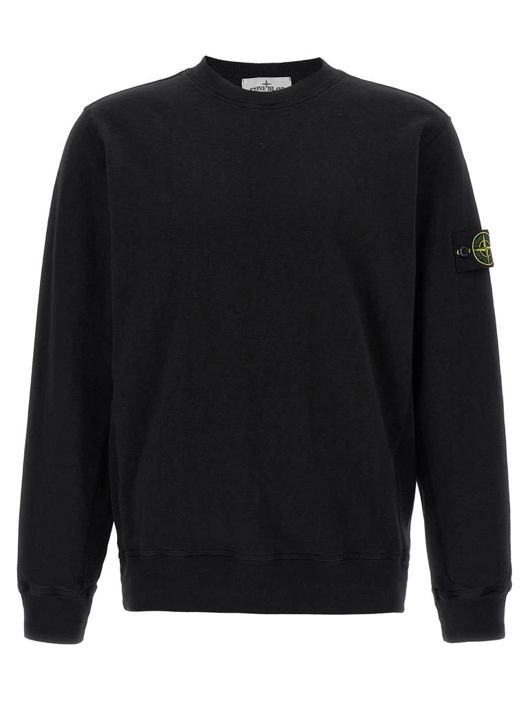 商品Stone Island|Logo Badge Sweatshirt Black,价格¥1865,第1张图片