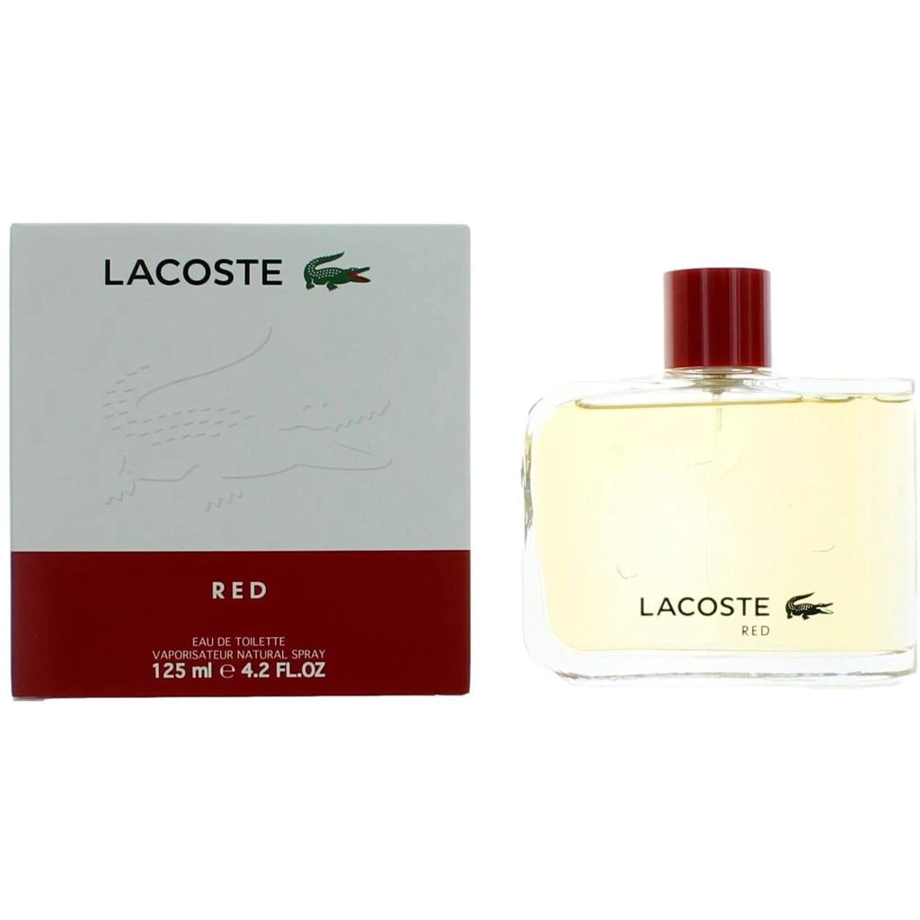 商品Lacoste|Lacoste Men's Eau De Toilette Spray - Red Jasmine and Cedar Leaf Heart Notes, 4.2 oz,价格¥353,第1张图片