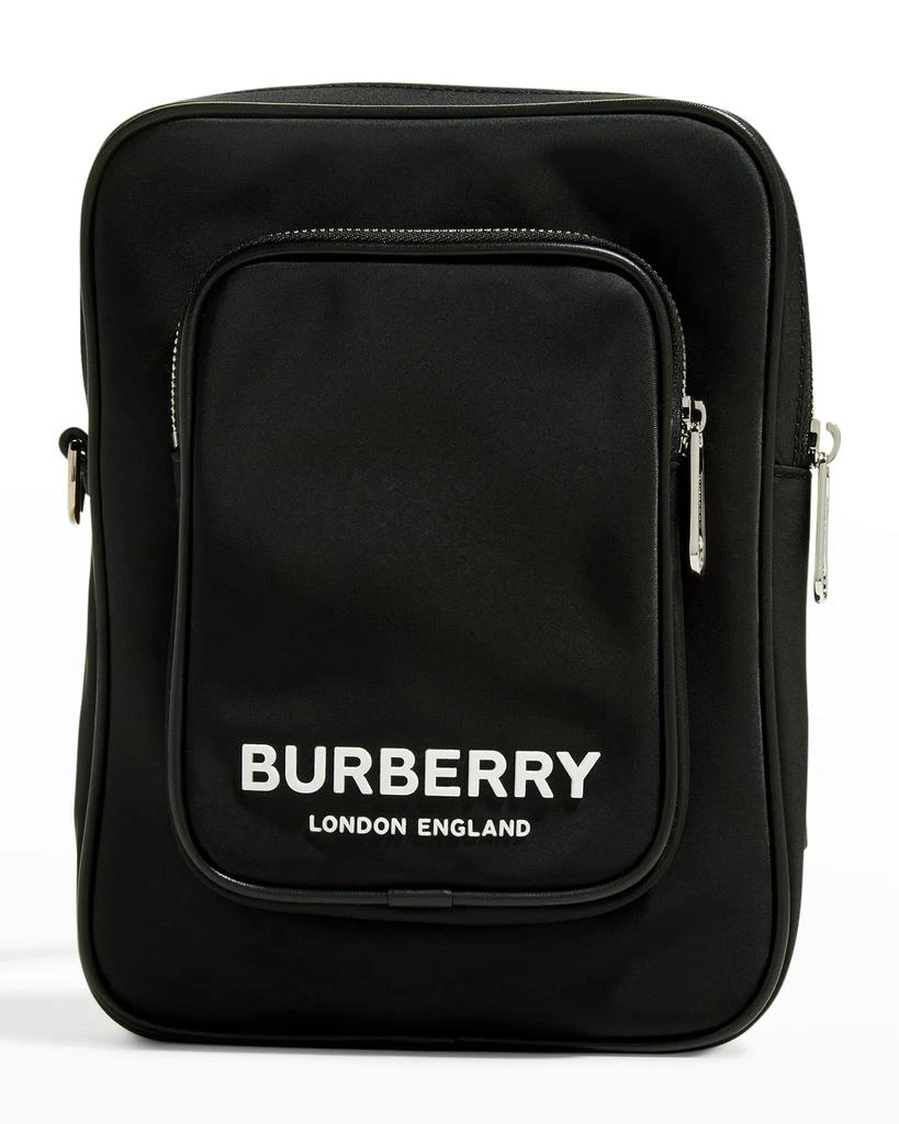 商品Burberry|Men's Logo Print Nylon Crossbody Bag,价格¥3475,第1张图片