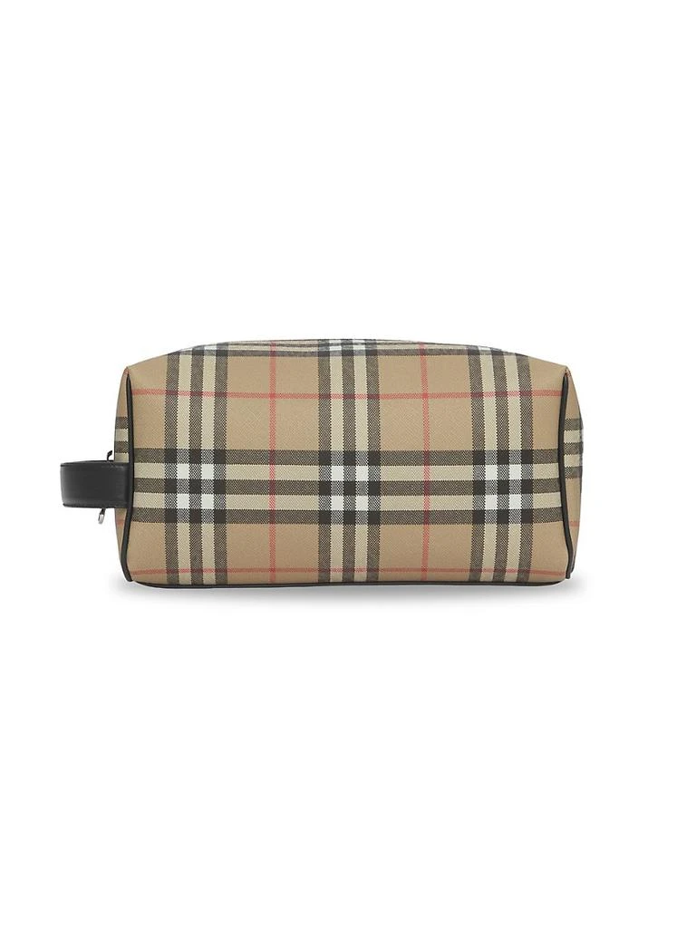 商品Burberry|Check Zip Wash Bag,价格¥4700,第1张图片