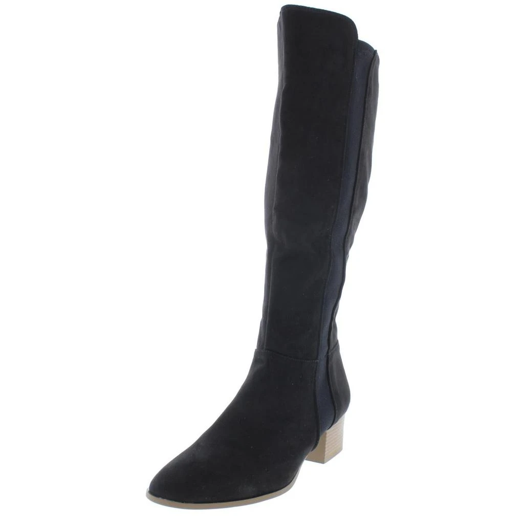 商品Style & Co|Style & Co. Womens Finnly Faux Suede Stacked Heel Over-The-Knee Boots,价格¥69,第1张图片