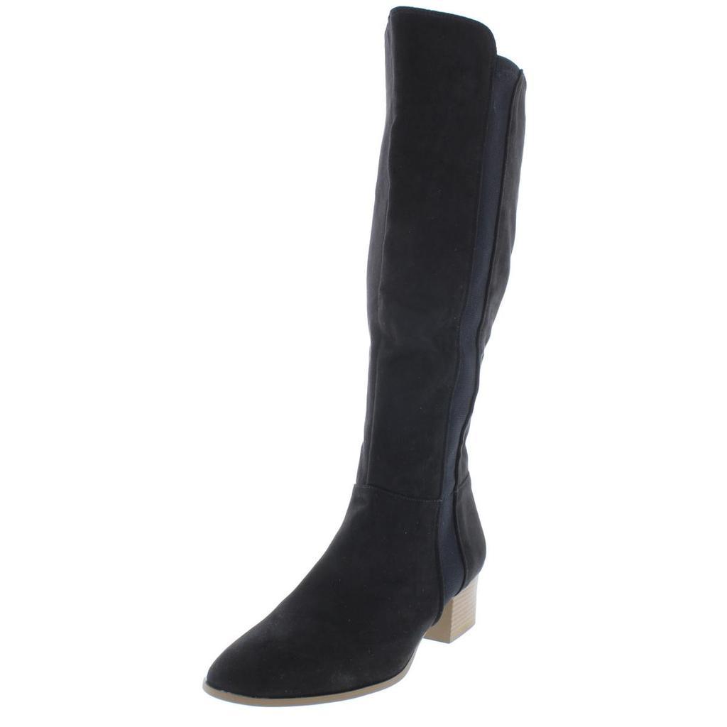 商品Style & Co|Style & Co. Womens Finnly Faux Suede Stacked Heel Over-The-Knee Boots,价格¥75,第1张图片