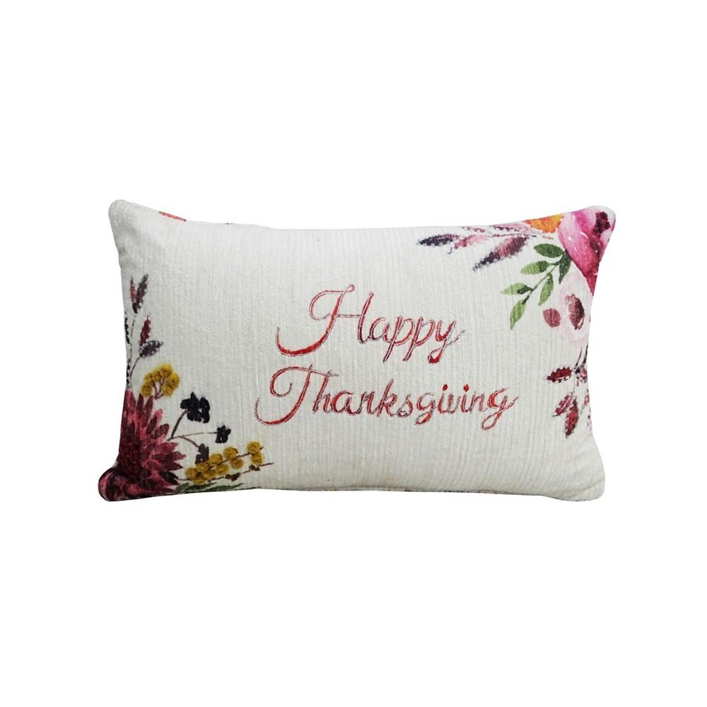 Thanksgiving Throw Pillow with Text商品第1张图片规格展示