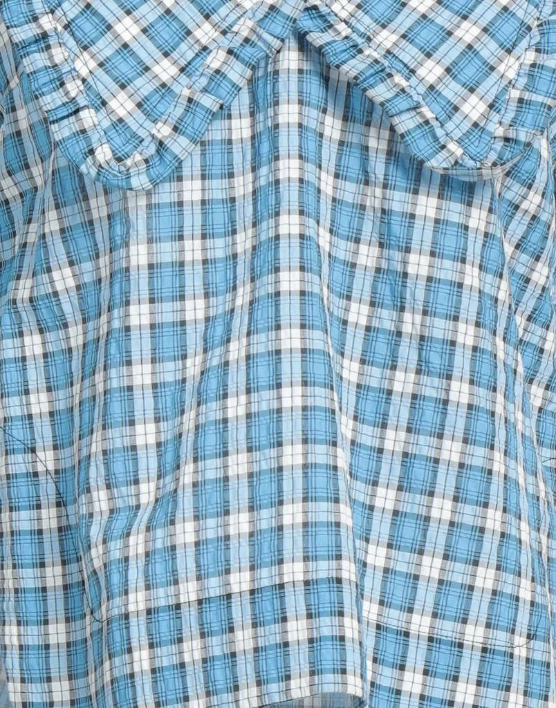 商品Ganni|女式 格子衬衫 蔚蓝色,价格¥765,第4张图片详细描述