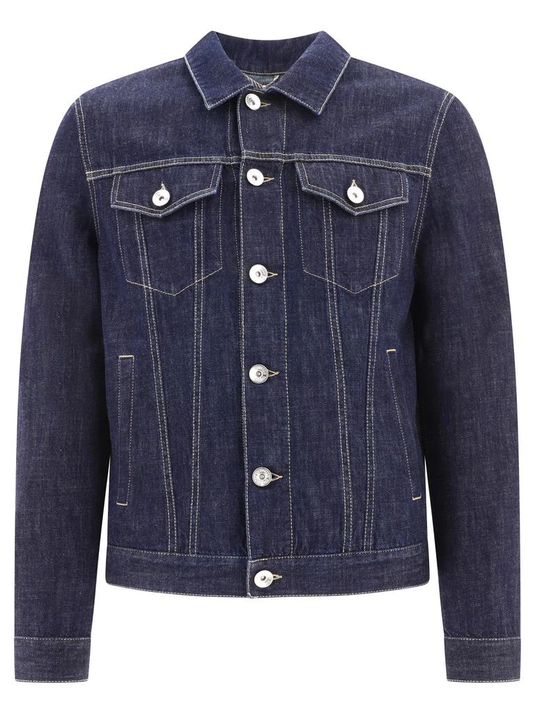 商品Brunello Cucinelli|Lightweight Denim Four-Pocket Jacket Jackets Blue,价格¥9036,第1张图片