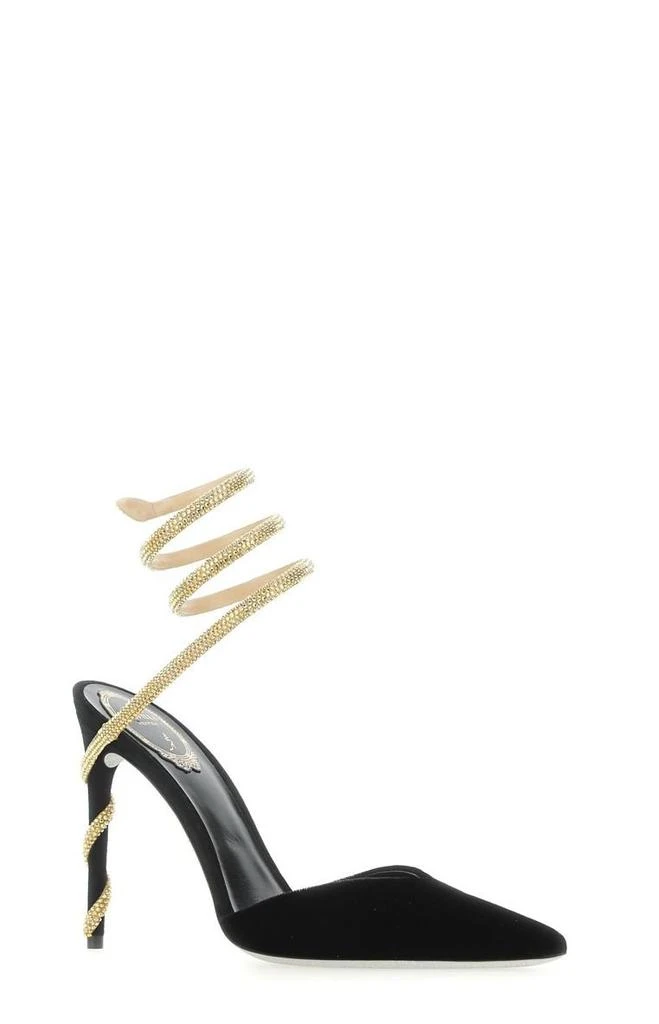 商品Rene Caovilla|René Caovilla Tina Embellished Pointed Toe Pumps,价格¥6638,第1张图片