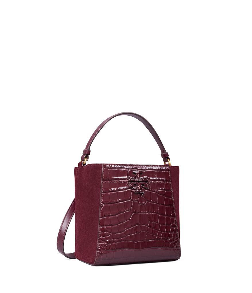 商品Tory Burch|McGraw Embossed Small Bucket Bag,价格¥2878,第1张图片