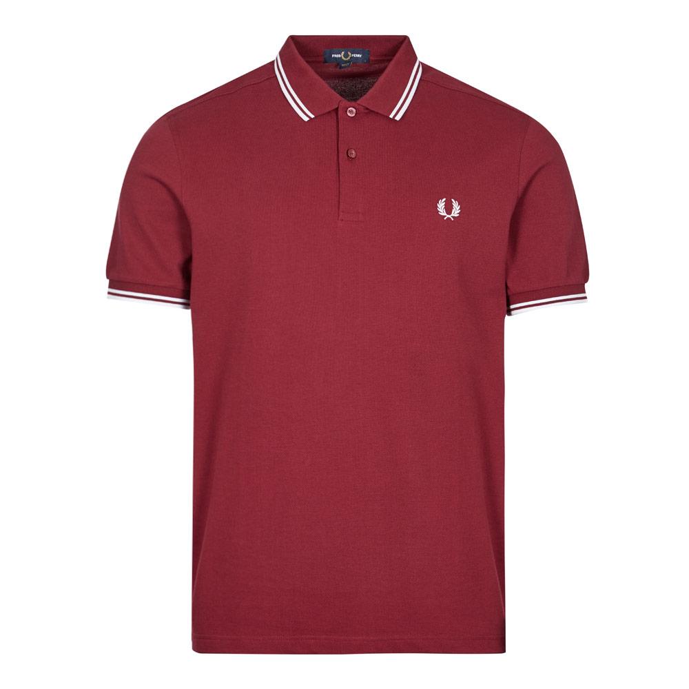 Fred Perry Twin Tipped Polo Shirt - Port商品第1张图片规格展示