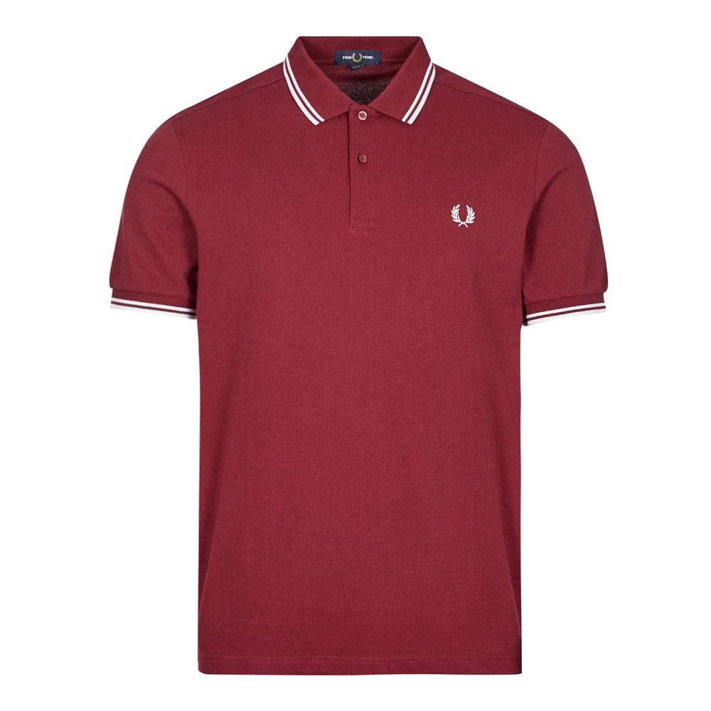 商品Fred Perry|Fred Perry Twin Tipped Polo Shirt - Port,价格¥490,第1张图片