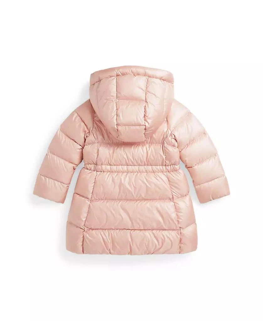 商品Ralph Lauren|Toddler And Little Girls Metallic Down Hooded Long Jacket,价格¥1369,第2张图片详细描述