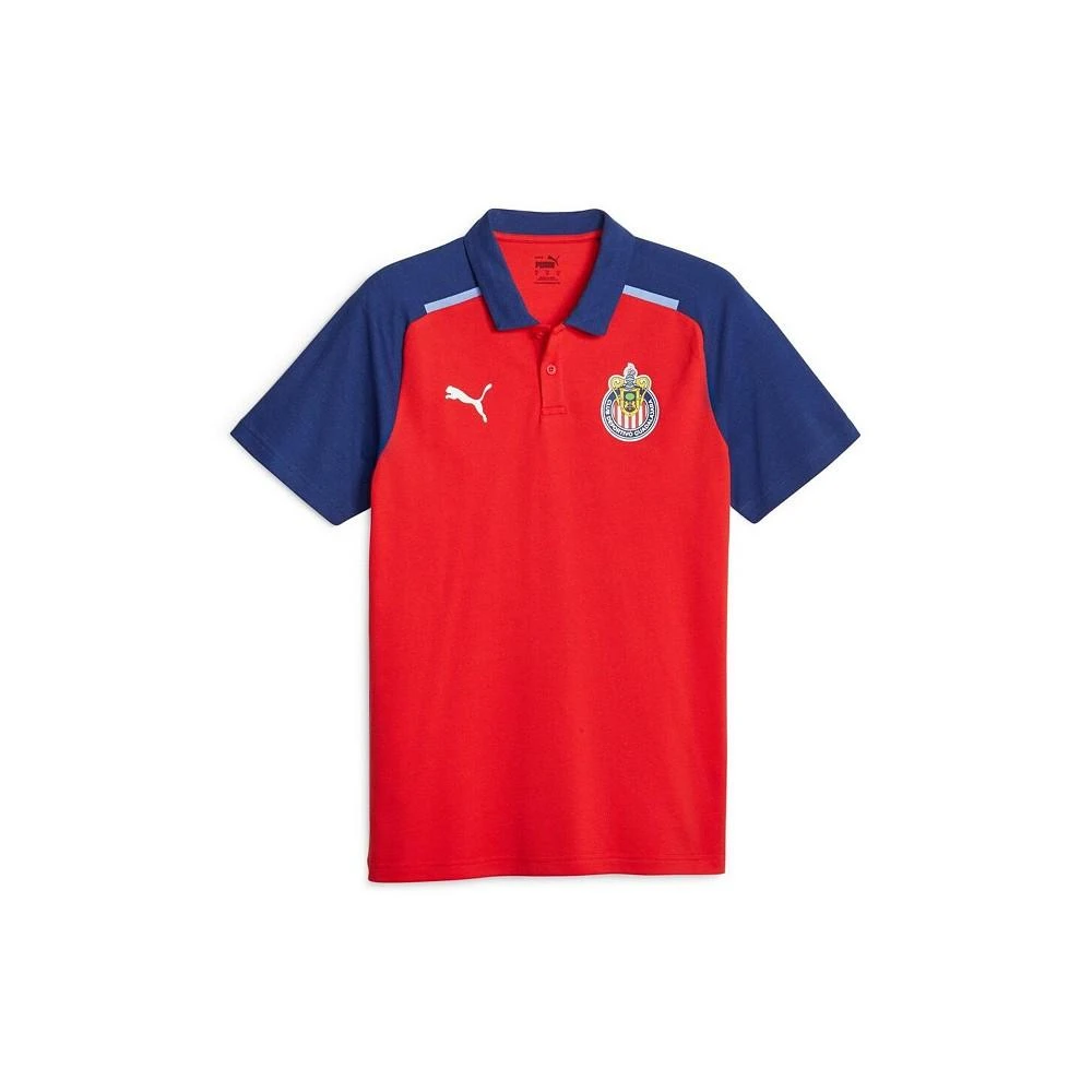 商品Puma|Men's Red Chivas Casuals Raglan Polo Shirt,价格¥277,第2张图片详细描述