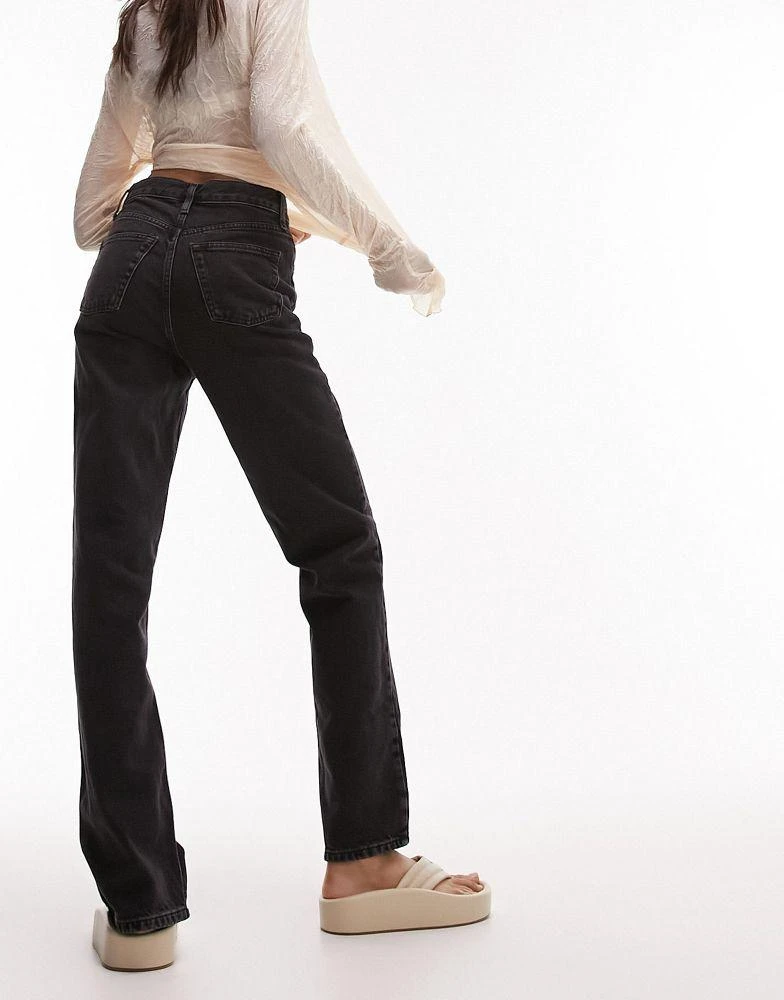商品Topshop|Topshop Kort jeans in washed black,价格¥207,第4张图片详细描述