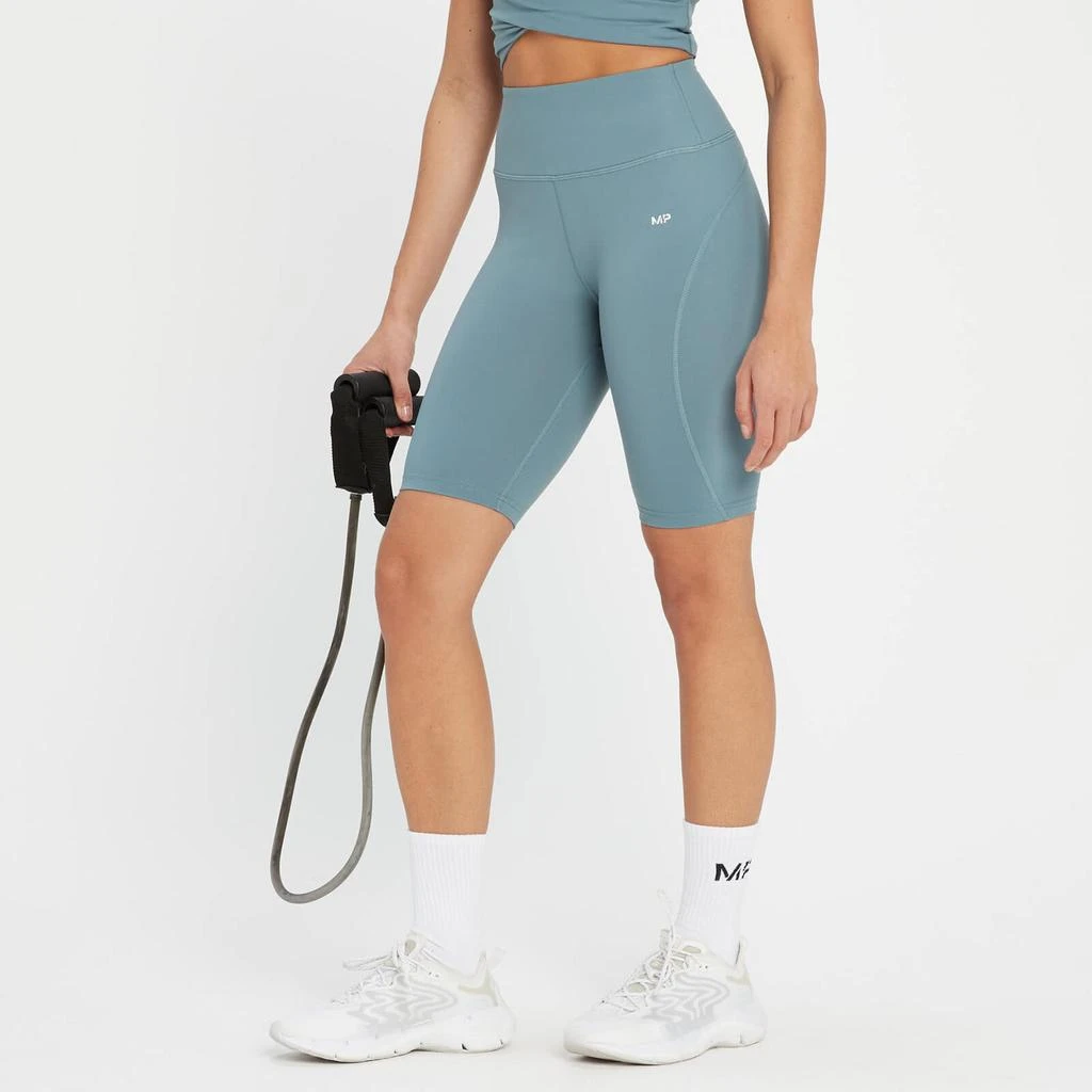 商品Myprotein|MP Women's Power Cycling Short - Pebble Blue,价格¥89,第1张图片