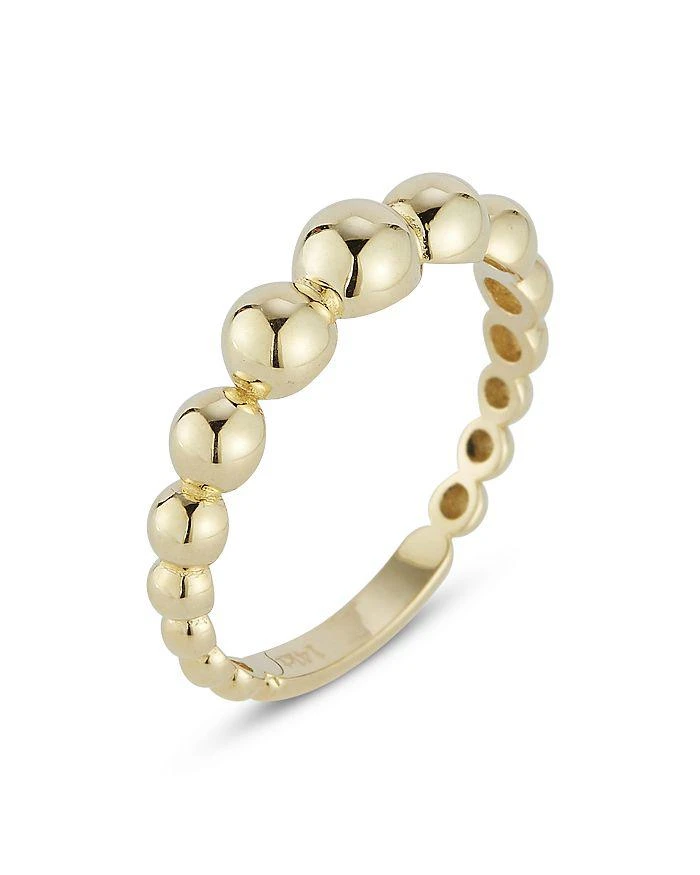 商品Bloomingdale's|Polished Bead Ring in 14K Yellow Gold - Exclusive,价格¥2915,第2张图片详细描述