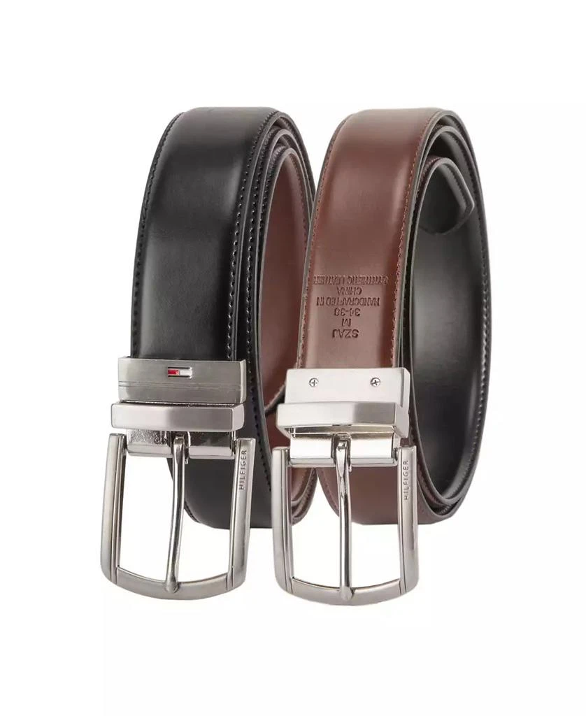 商品Tommy Hilfiger|Men's Reversible Textured Stretch Casual Belt, Created for Macy's,价格¥314,第3张图片详细描述