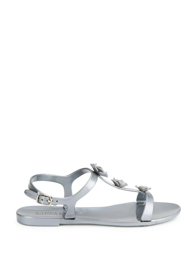商品Badgley Mischka|Bahama Flower-Embellished Sandals,价格¥197,第5张图片详细描述