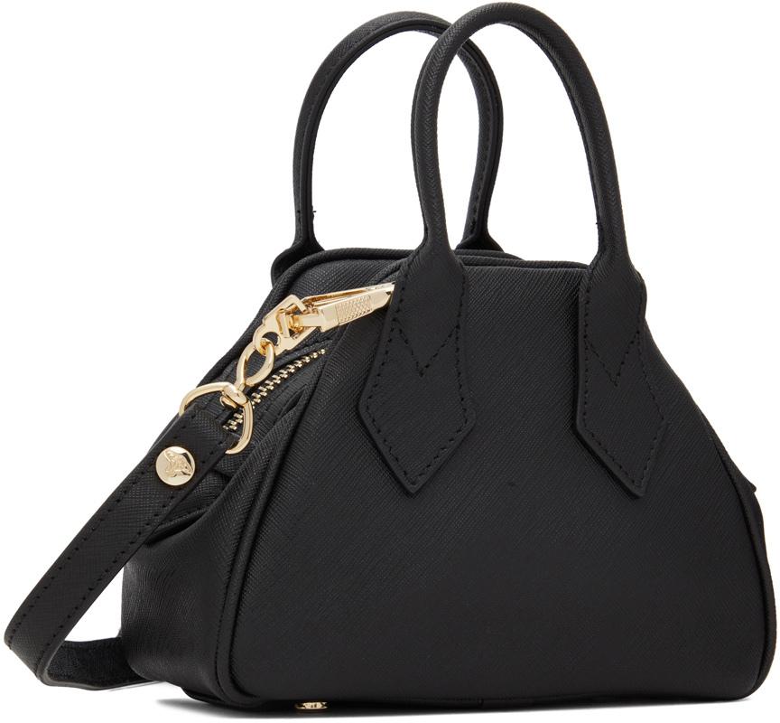 Black Mini Yasmine Top Handle Bag商品第3张图片规格展示