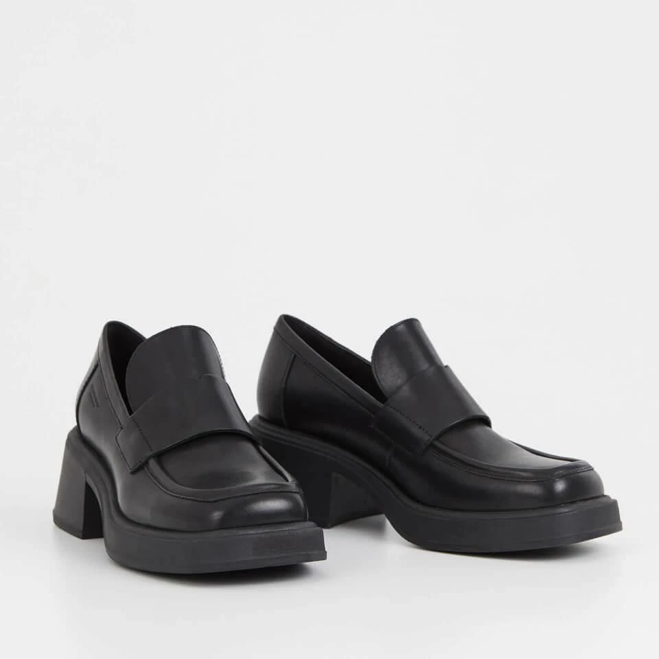 商品Vagabond|VAGABOND DORAH LEATHER HEELED LOAFERS,价格¥736,第3张图片详细描述