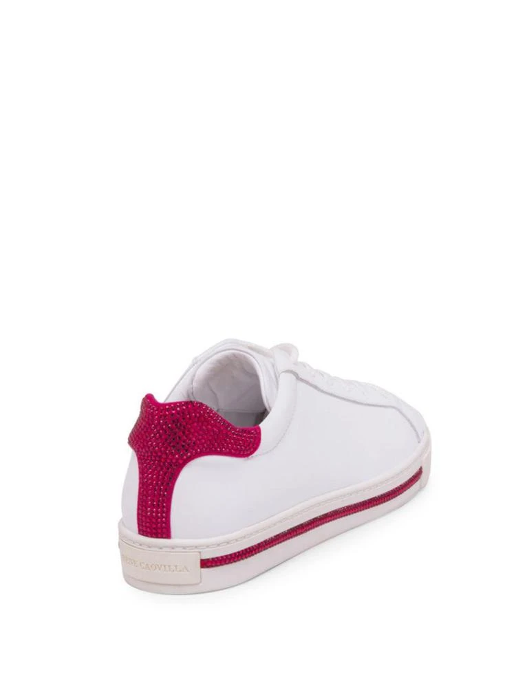 商品Rene Caovilla|Rene Caovilla - Strass Leather Low-Top Sneakers,价格¥2249,第2张图片详细描述