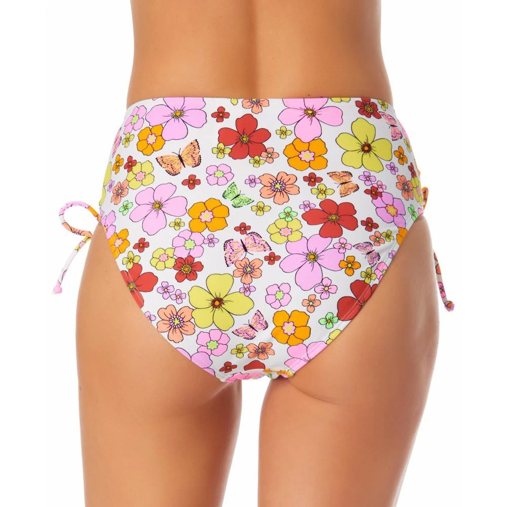 商品California Waves|Juniors' Printed Cinch-Side High-Waist Bikini Bottoms, Created for Macy's,价格¥75,第2张图片详细描述