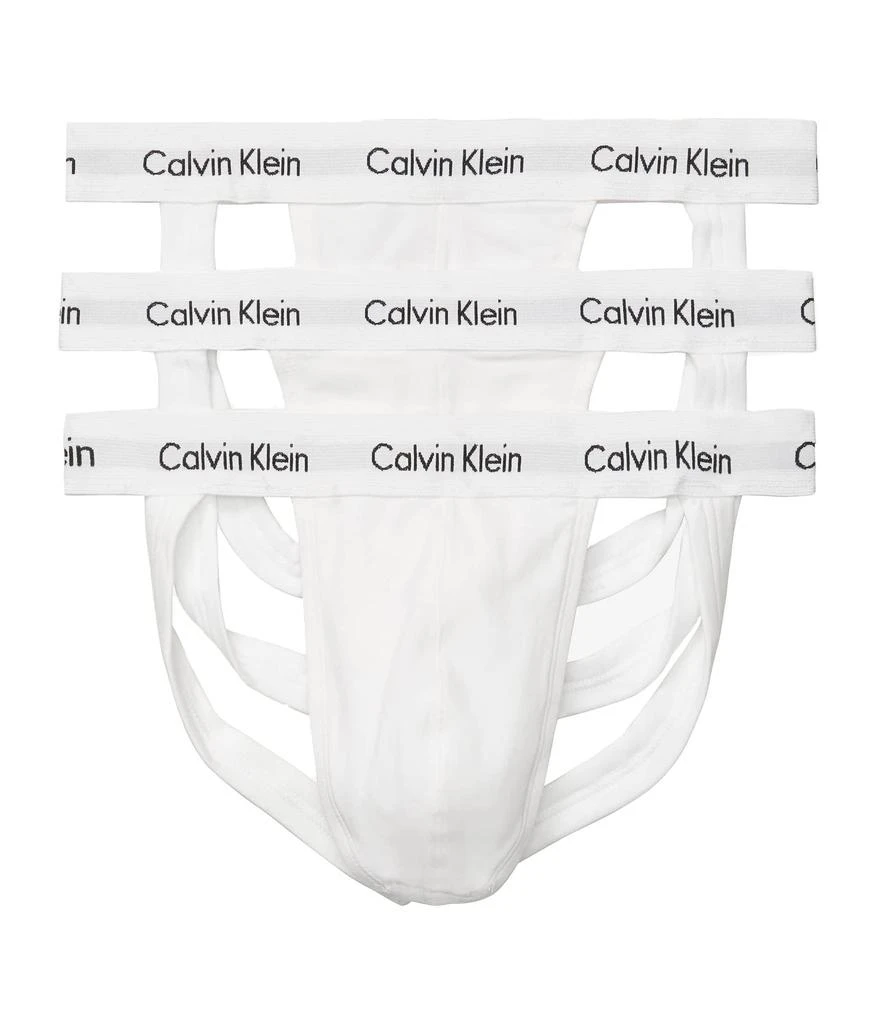 商品Calvin Klein|Cotton Stretch Jock Strap 3-Pack,价格¥386,第1张图片