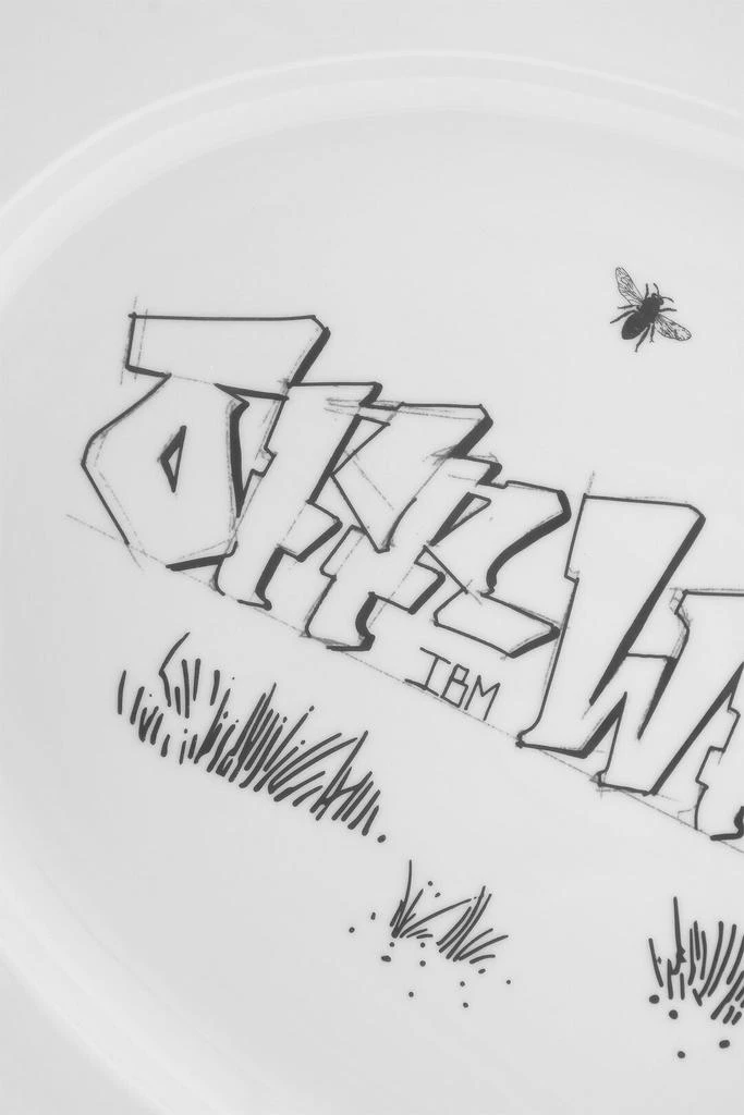 商品Off-White|Off-White GINORI Printed Porcelain Plate,价格¥1700,第4张图片详细描述