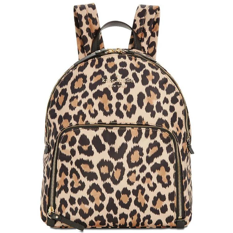 商品Kate Spade|Watson Lane Leopard Hartley Small Backpack,价格¥591,第1张图片