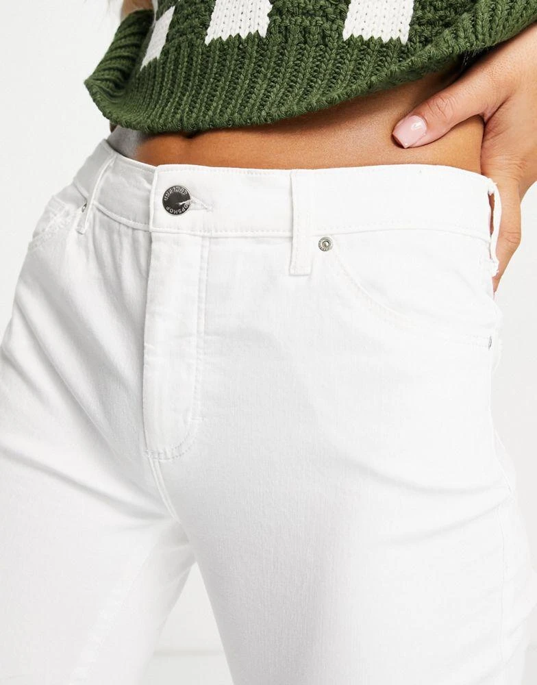 商品Topshop|Topshop Leigh jeans in white,价格¥154,第3张图片详细描述