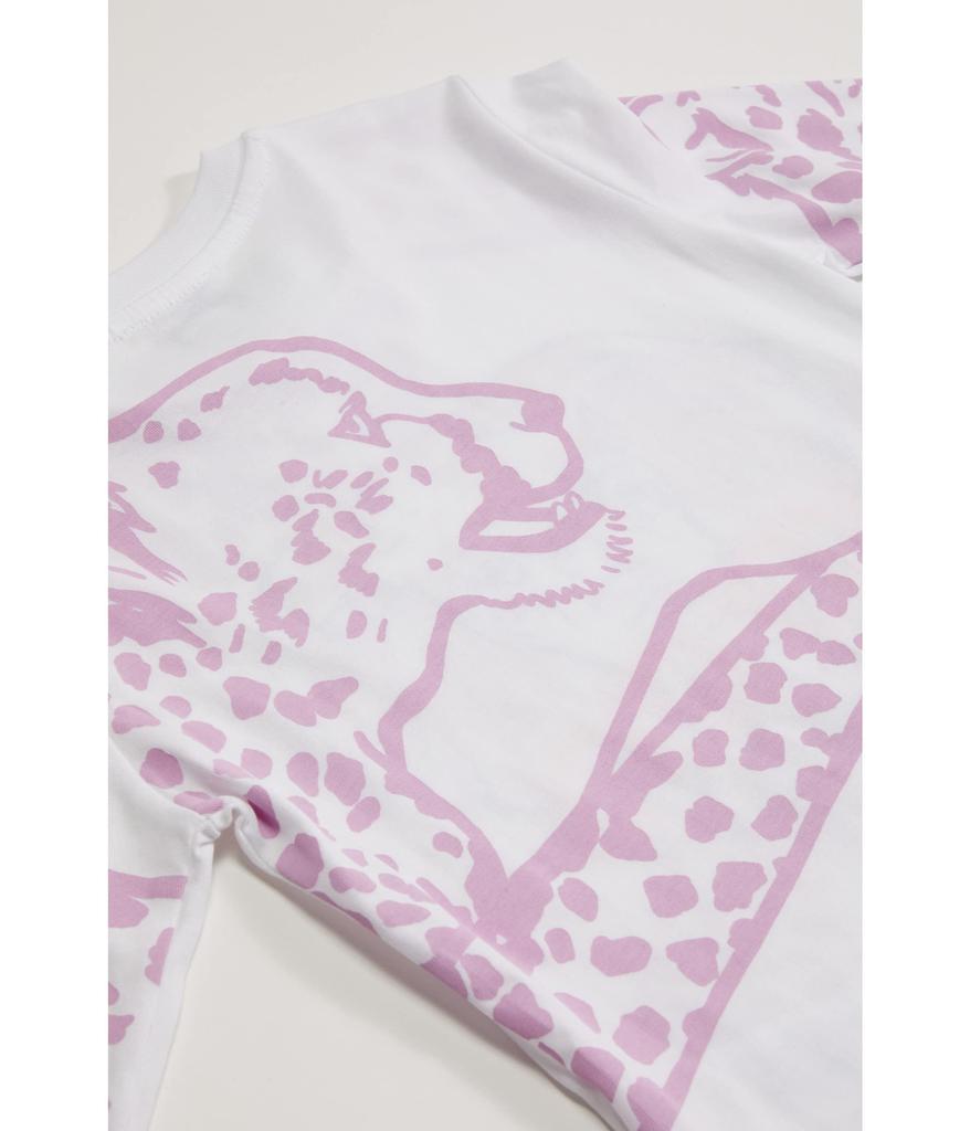 Elephant Graphic Long Sleeve T-Shirt (Toddler/Little Kids)商品第2张图片规格展示